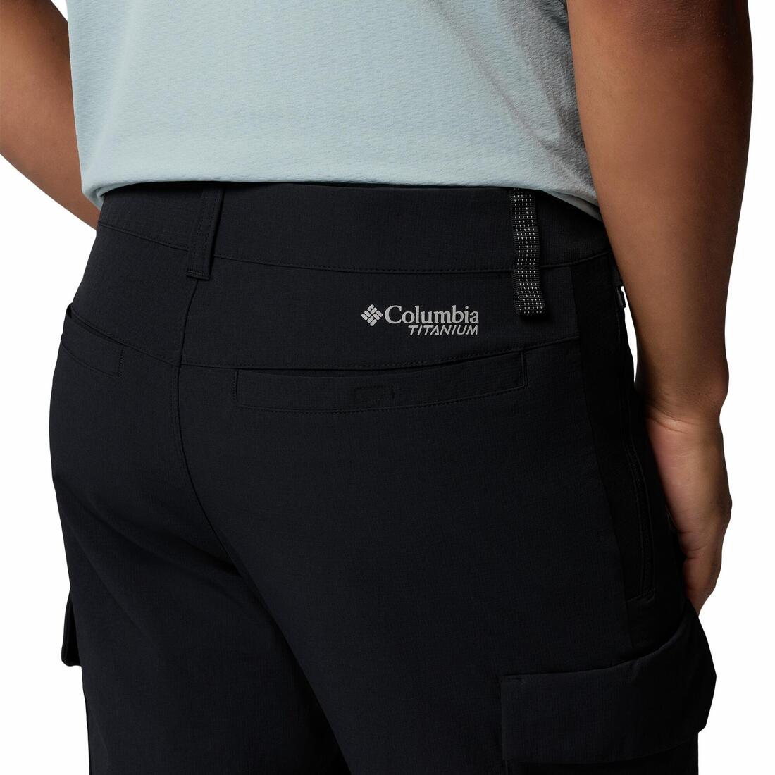 Pantalon de randonnée - Columbia SILVER RIDGE ELITE CONVERTIBLE NOIR - Homme