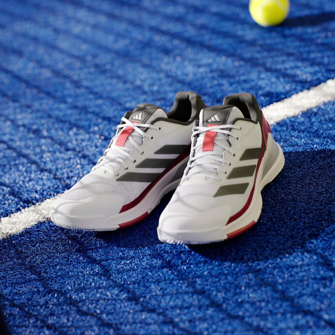 Chaussures de padel Homme - Adidas Crazyquick LS Padel Rouge