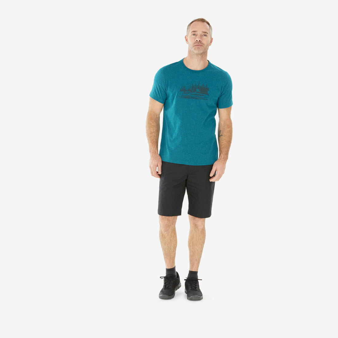 Short de randonnée homme, NH500 Regular