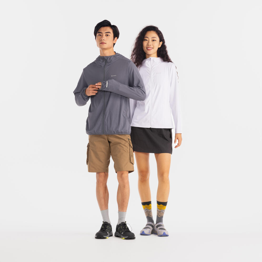 Jupe short de randonnée - nh500 - femme
