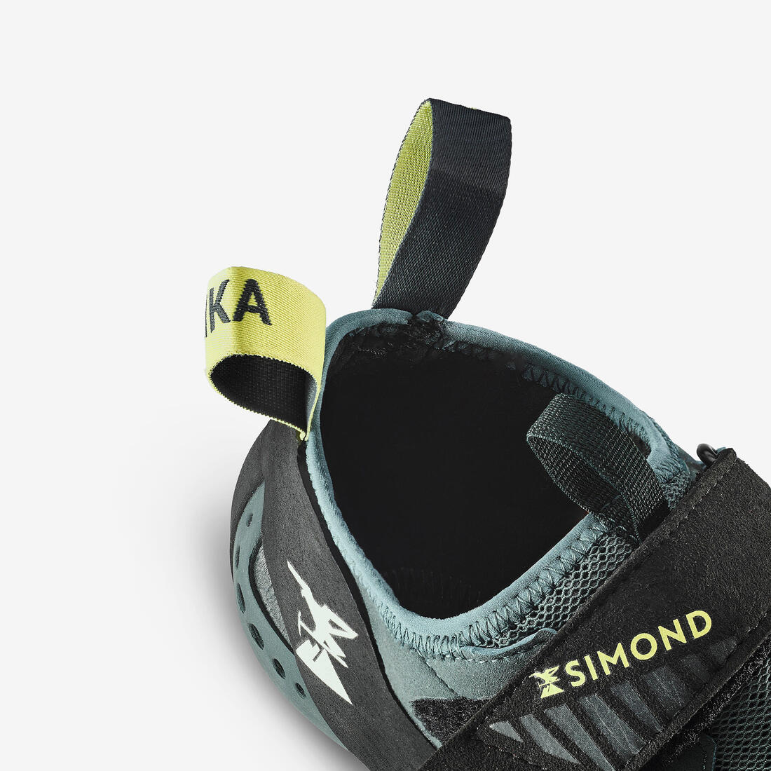 Chaussons d'escalade techniques et souples homme, Vertika Soft vert