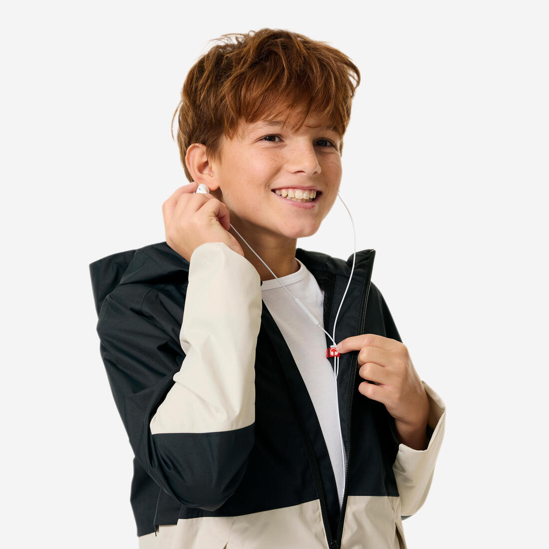Veste de randonnée imperméable 7-15 ans enfant, MH500 twin