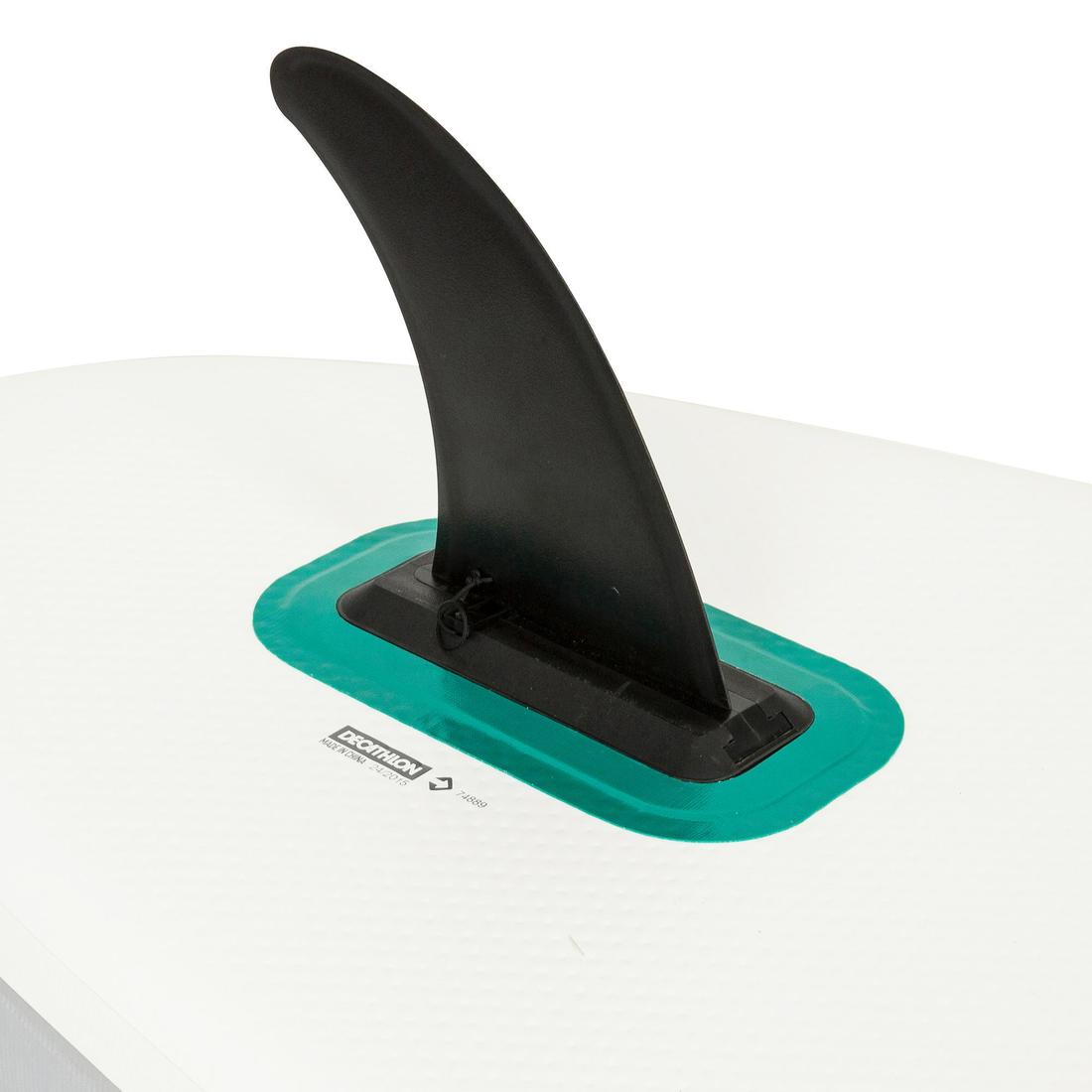 Aileron standard rail glissière stand up paddle gonflable noir