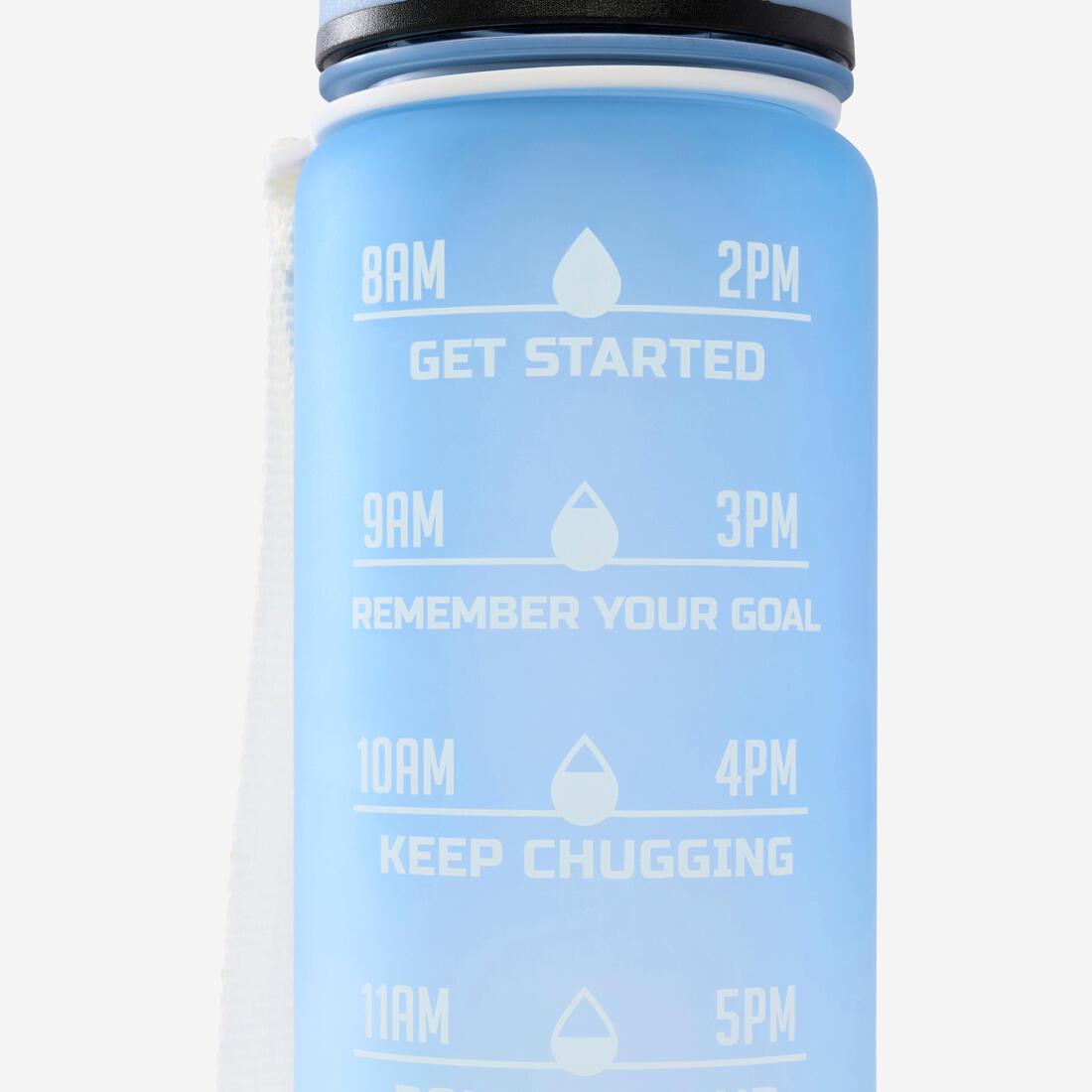 Gourde de fitness motivation 1 litre