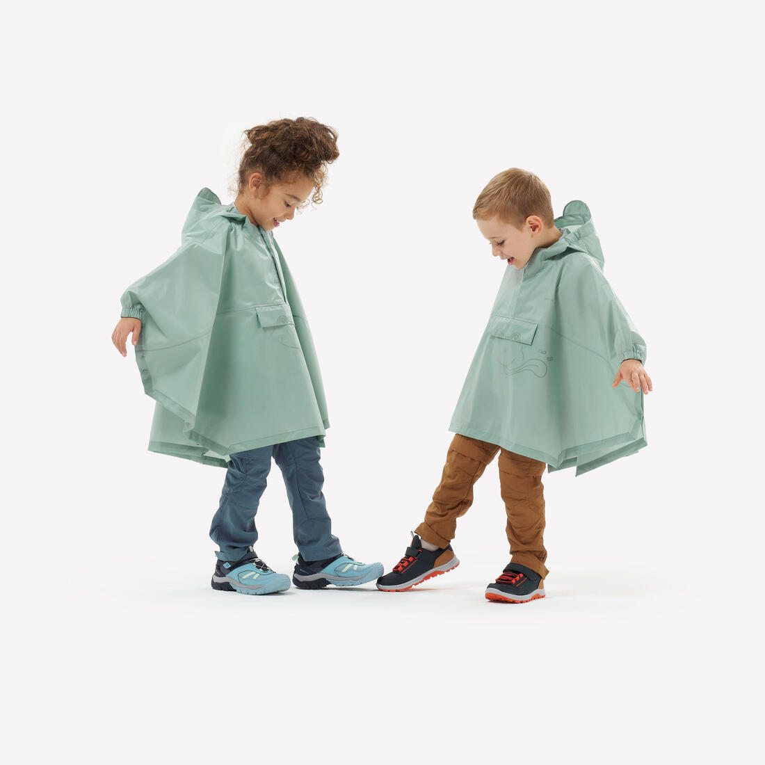Poncho de randonnée imperméable enfant, MH100 kid