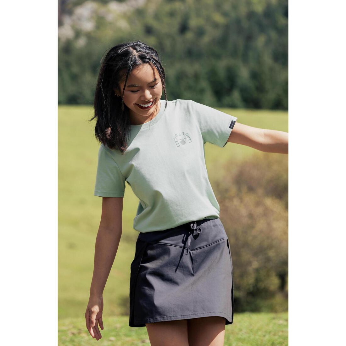 Jupe short de randonnée - NH500 - Femme