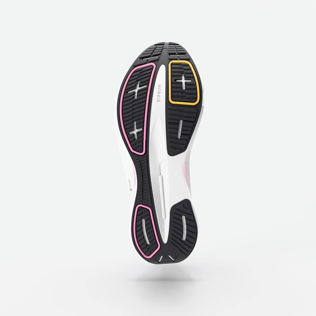 Chaussures de Running Femme, Kiprun Kipcore blanche