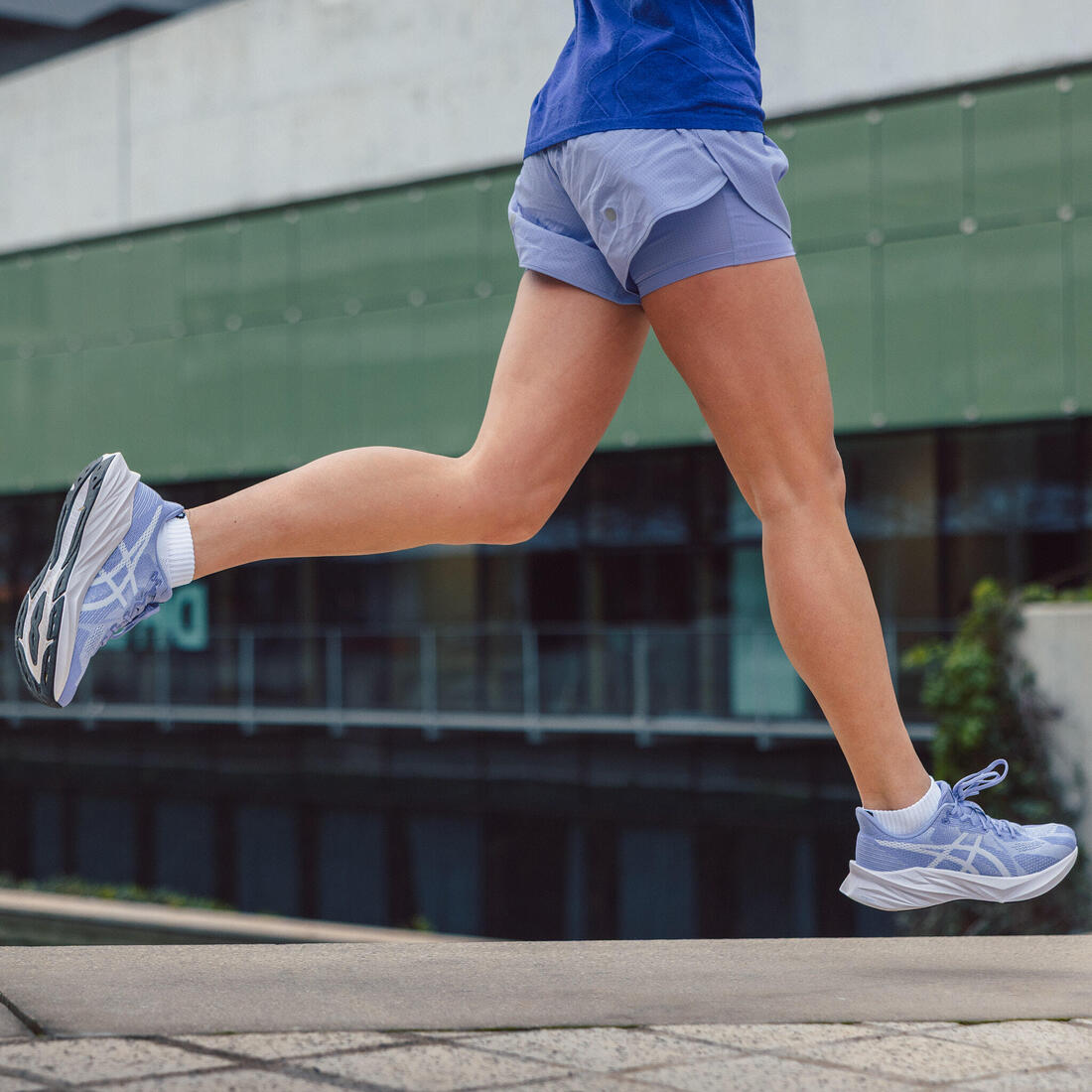 Chaussures de running femme, Asics Dynablast bleu