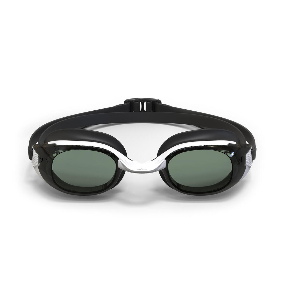 Lunettes de natation Taille Unique - Bfit blanches verres miroirs – noir