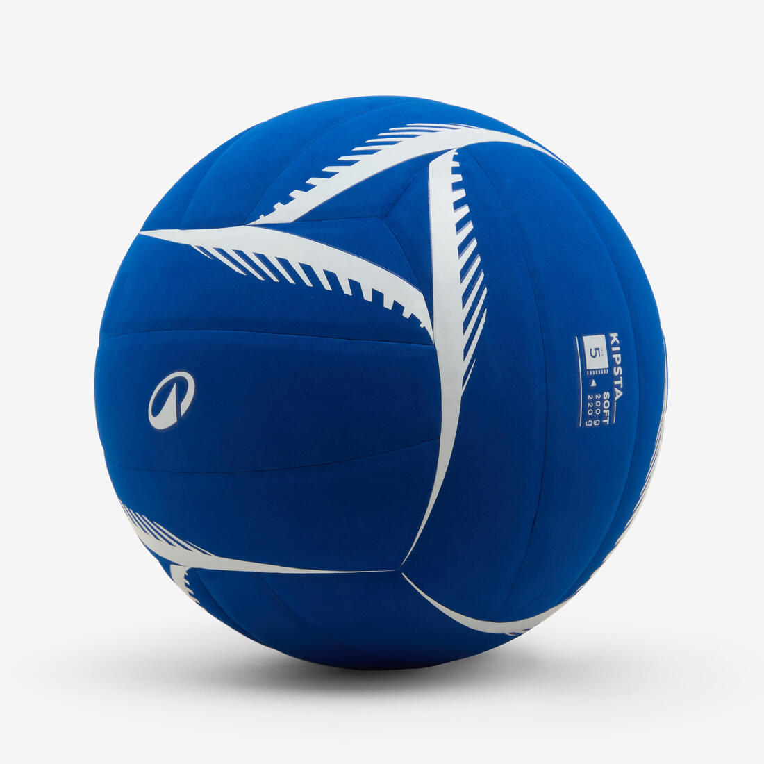 Ballon de volley-ball - vb500 soft 200/220g bleu et blanc