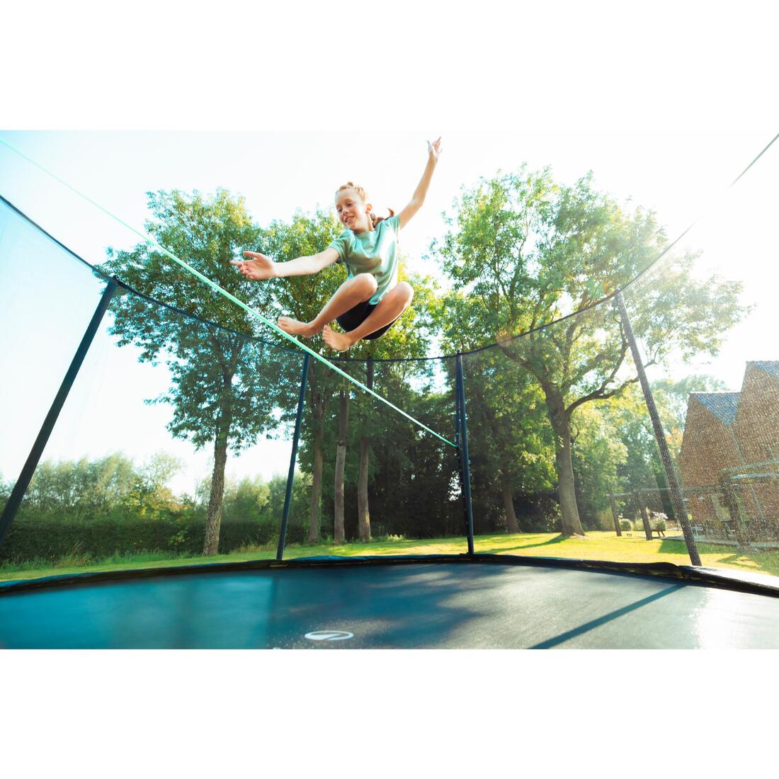 Jeu de trampoline, Elastique de saut en hauteur