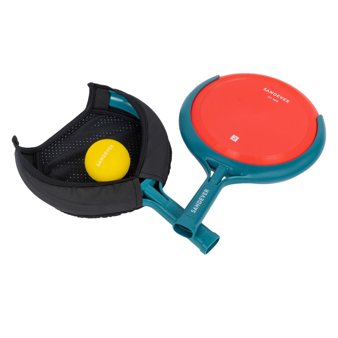 Kit 3 jeux en 1 : Disques volants / sport de raquettes / attrape balle.