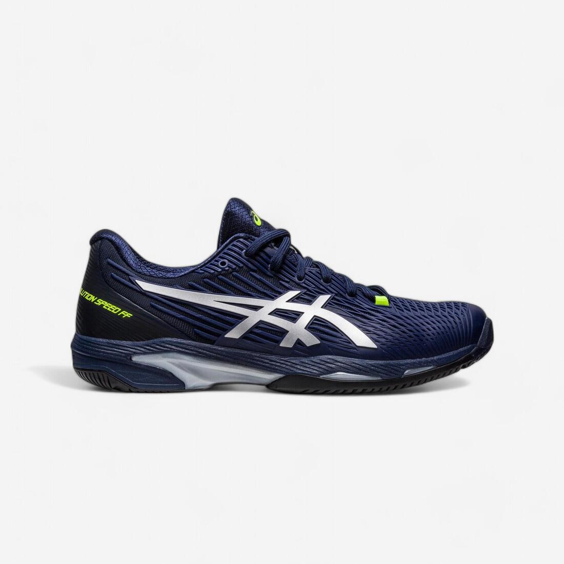 CHAUSSURES DE TENNIS HOMME MULTICOURT - ASICS GEL SOLUTION SPEED FF 2 BLEU – bleu fonce