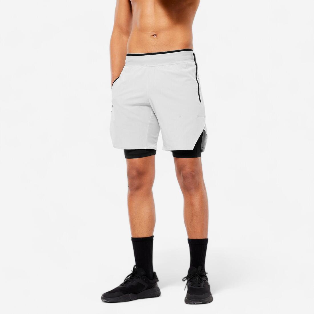 Short de cross training respirant et léger, Celliant