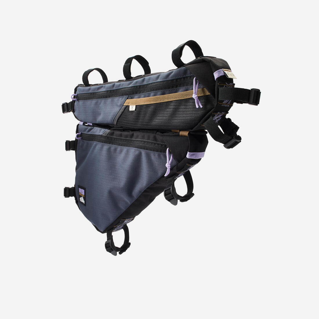 SACOCHE VELO DE CADRE HALF-FRAME 2,5 LITRES BIKEPACKING  ADVT 500