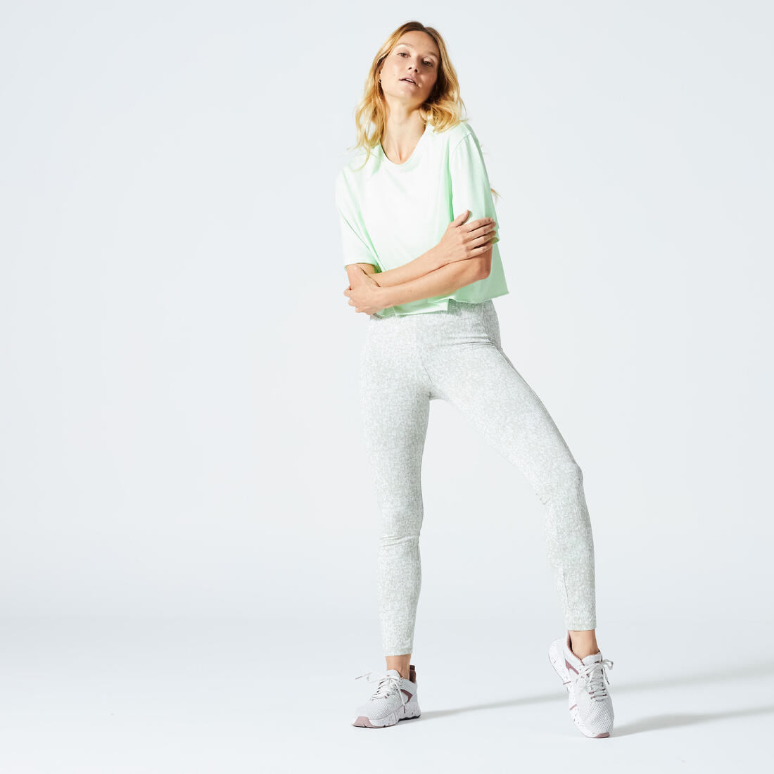 Legging Fitness Femme galbant - 520 Imprimé