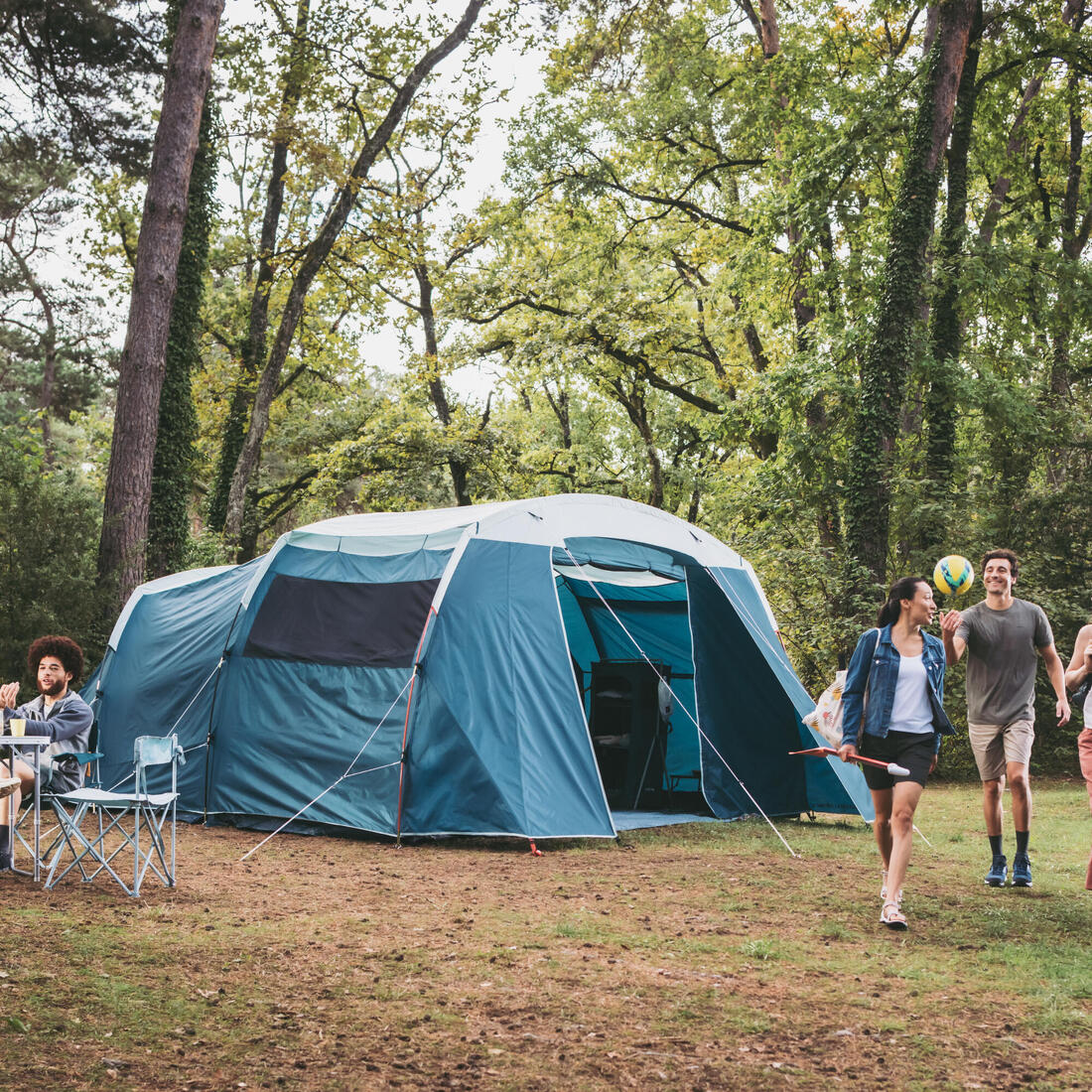 Tente de camping 6 places 3 chambres, Arpenaz 6.3