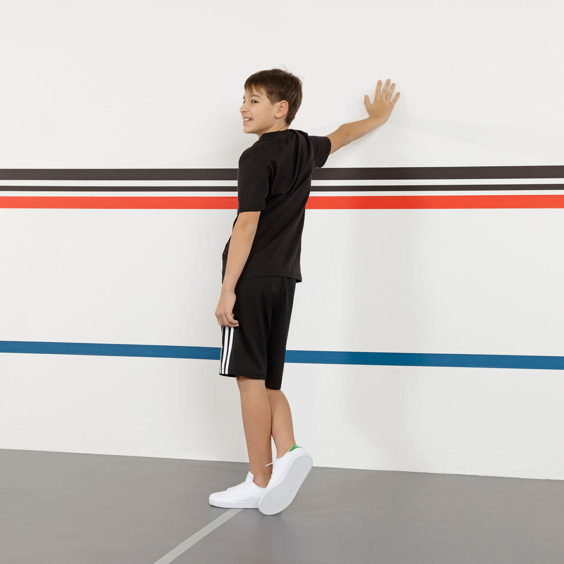 Short adidas 3 bandes enfant - noir
