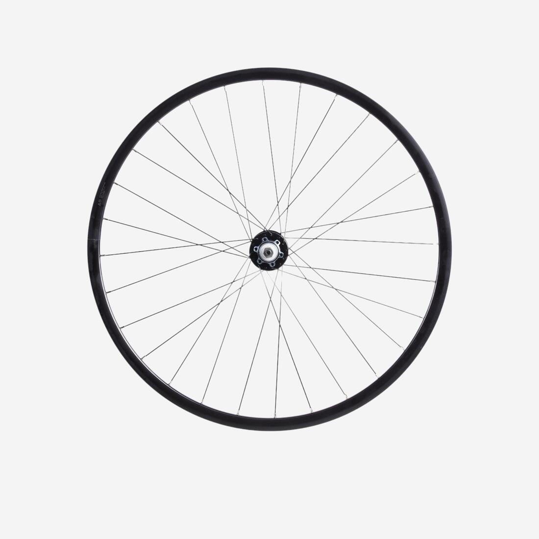 Roue arrière vélo city speed 900 28 pouces double paroi disc noir