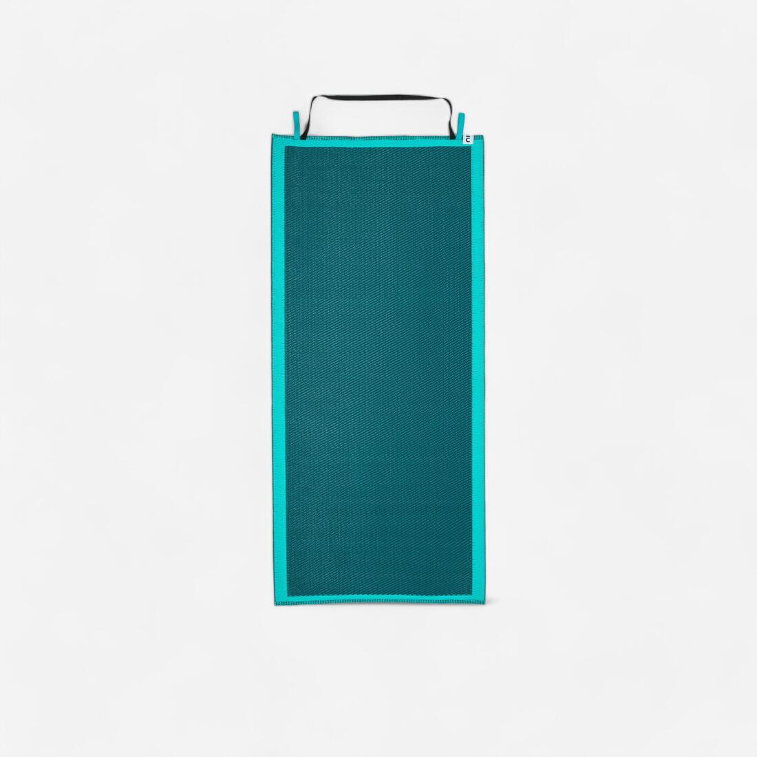 Natte de plage turquoise bleu