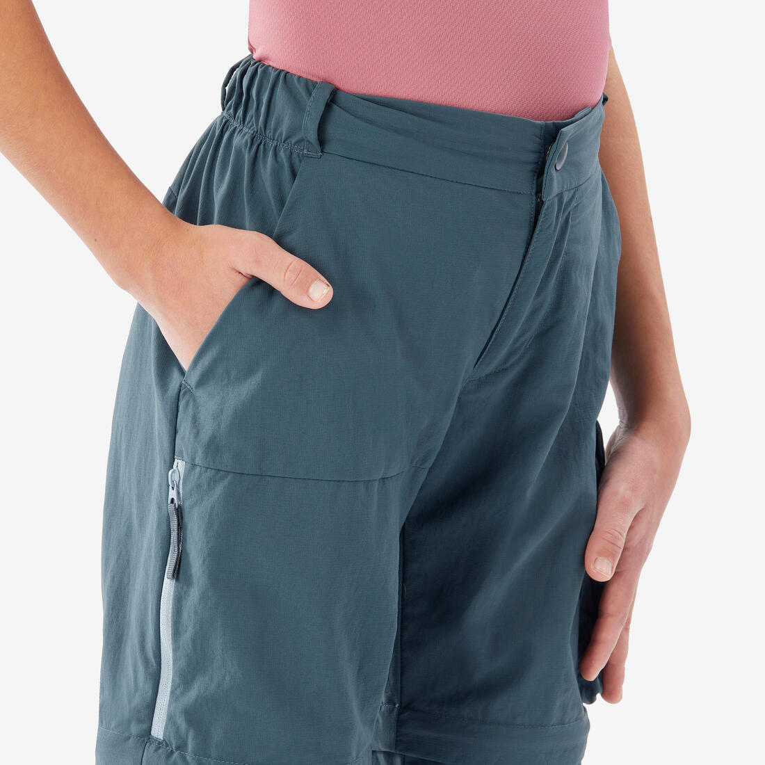 Pantalon modulable de randonnée enfant 7-15 ans, MH500