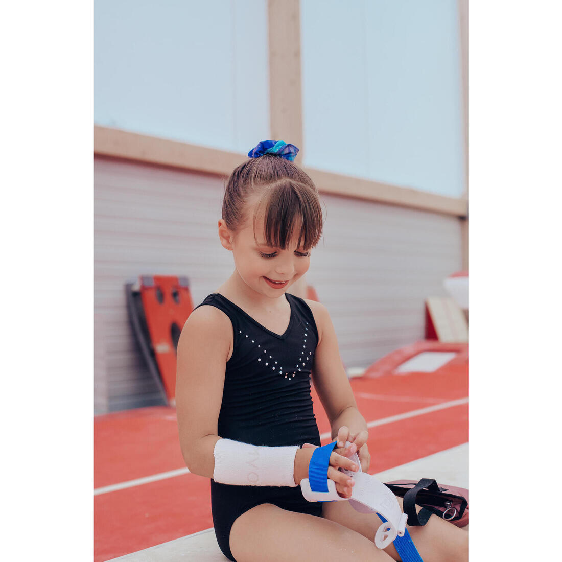 Poignets éponge gym blanc