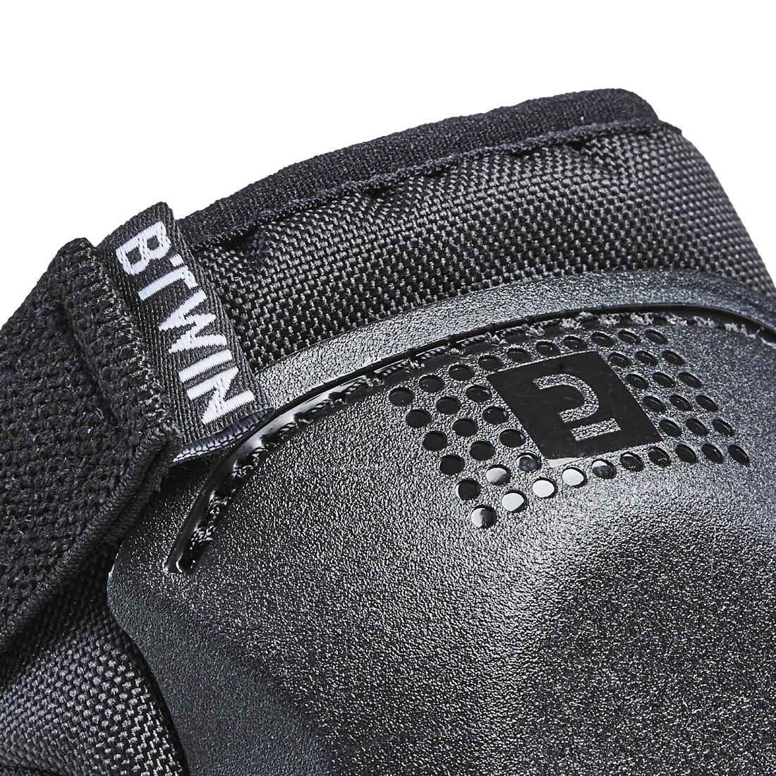 KIT DE PROTECTION VÉLO COUDES ET GENOUX NOIR 3 à 6 ANS TAILLE UNIQUE