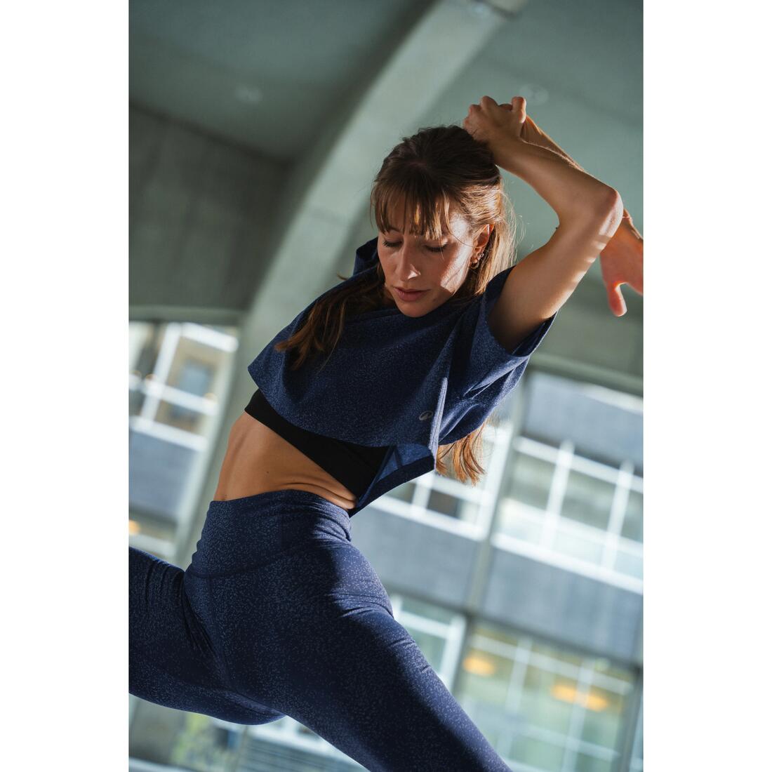 T-shirt danse modern jazz crop femme