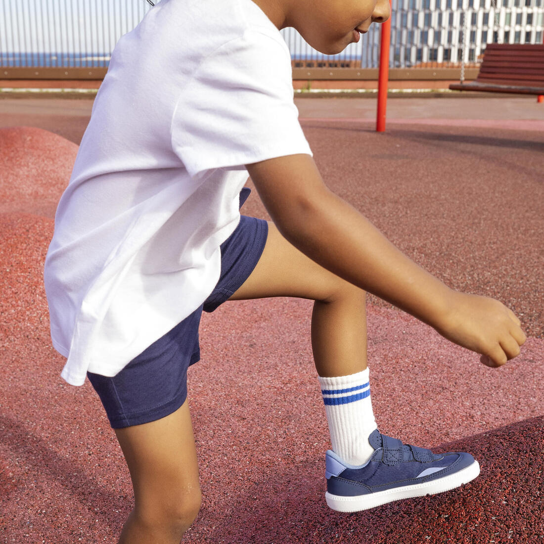 Chaussures Barefoot à scratch légères enfant, Stepper First