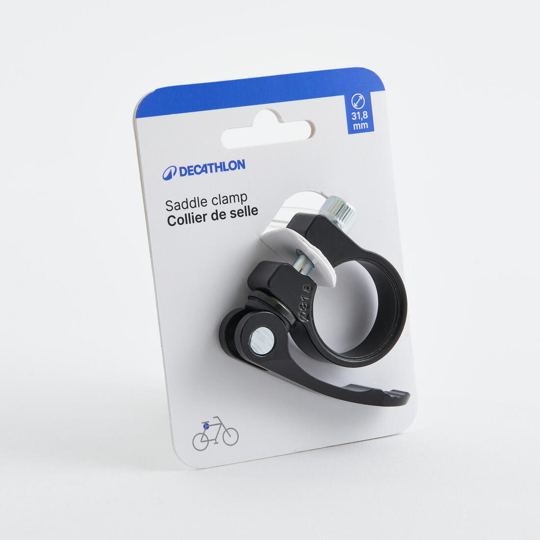 Collier de selle 31,8 mm à serrage rapide
