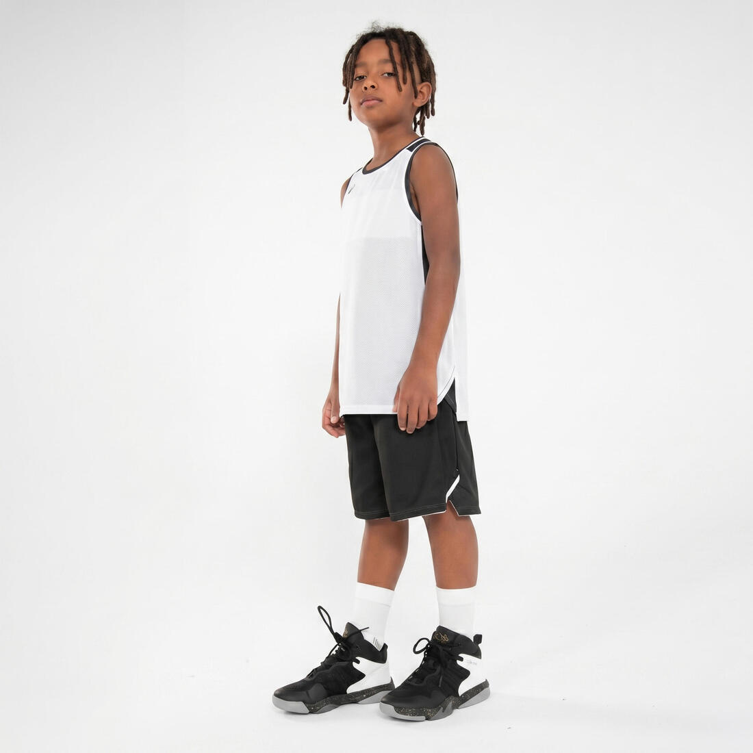 Maillot de Basketball sans manche reversible enfant - T500R JR