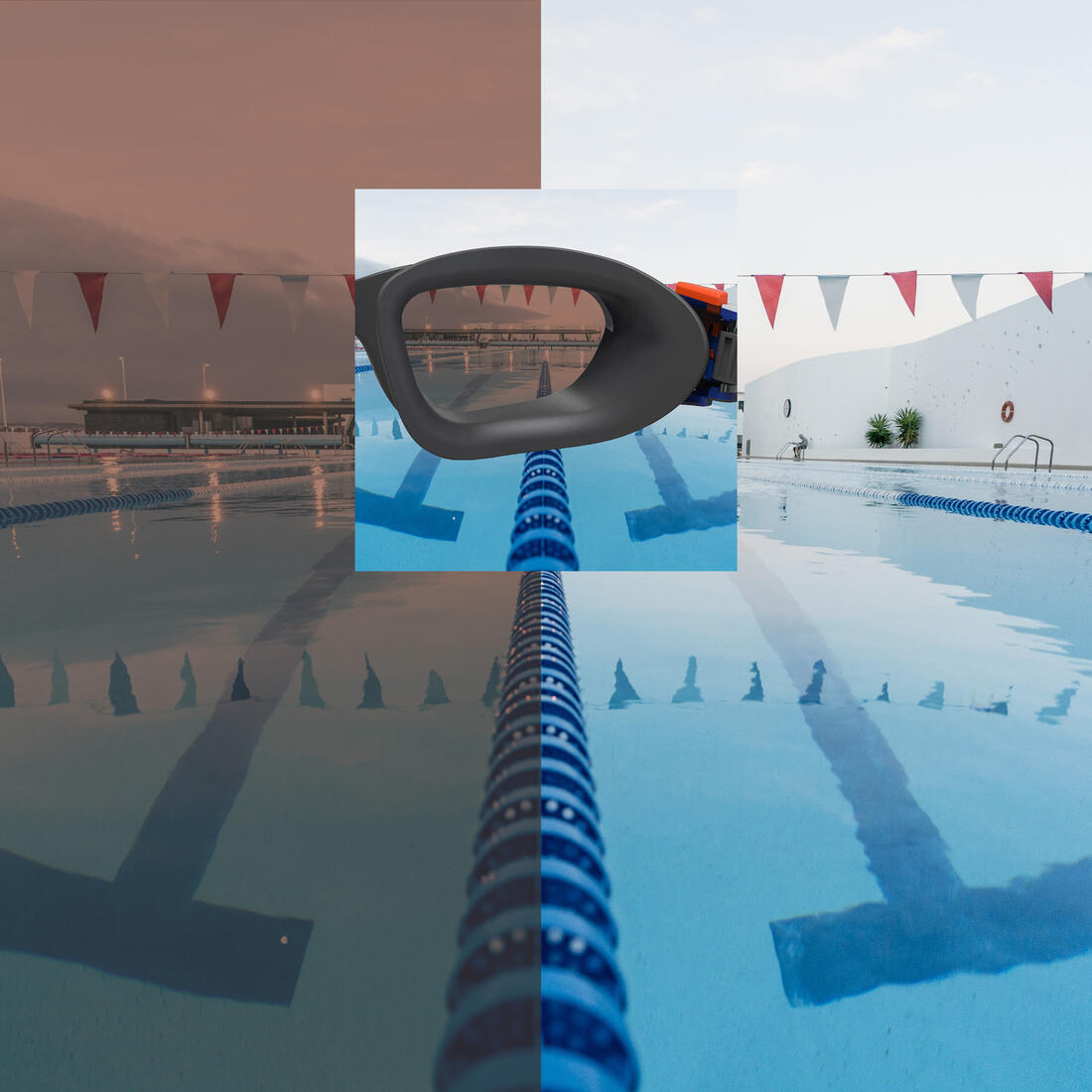 Lunettes De Natation SPIRIT - Verres Miroirs - Petite Taille