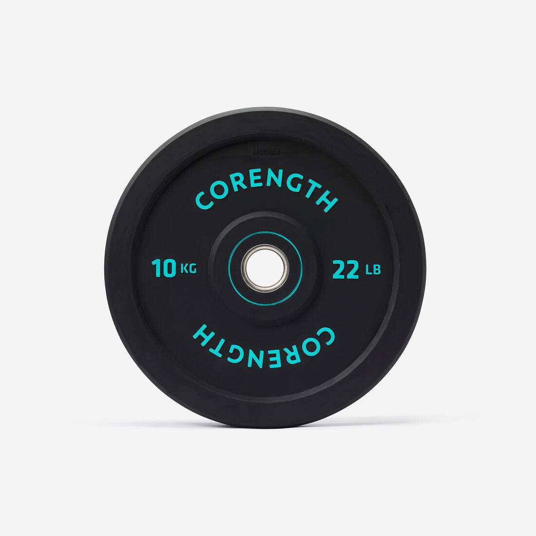 Disque bumper d'haltérophilie 10 kg, diamètre intérieur 50 mm