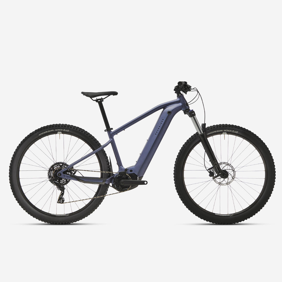 Vélo vtt électrique semi rigide 29" - e-expl 520 bleu nuit