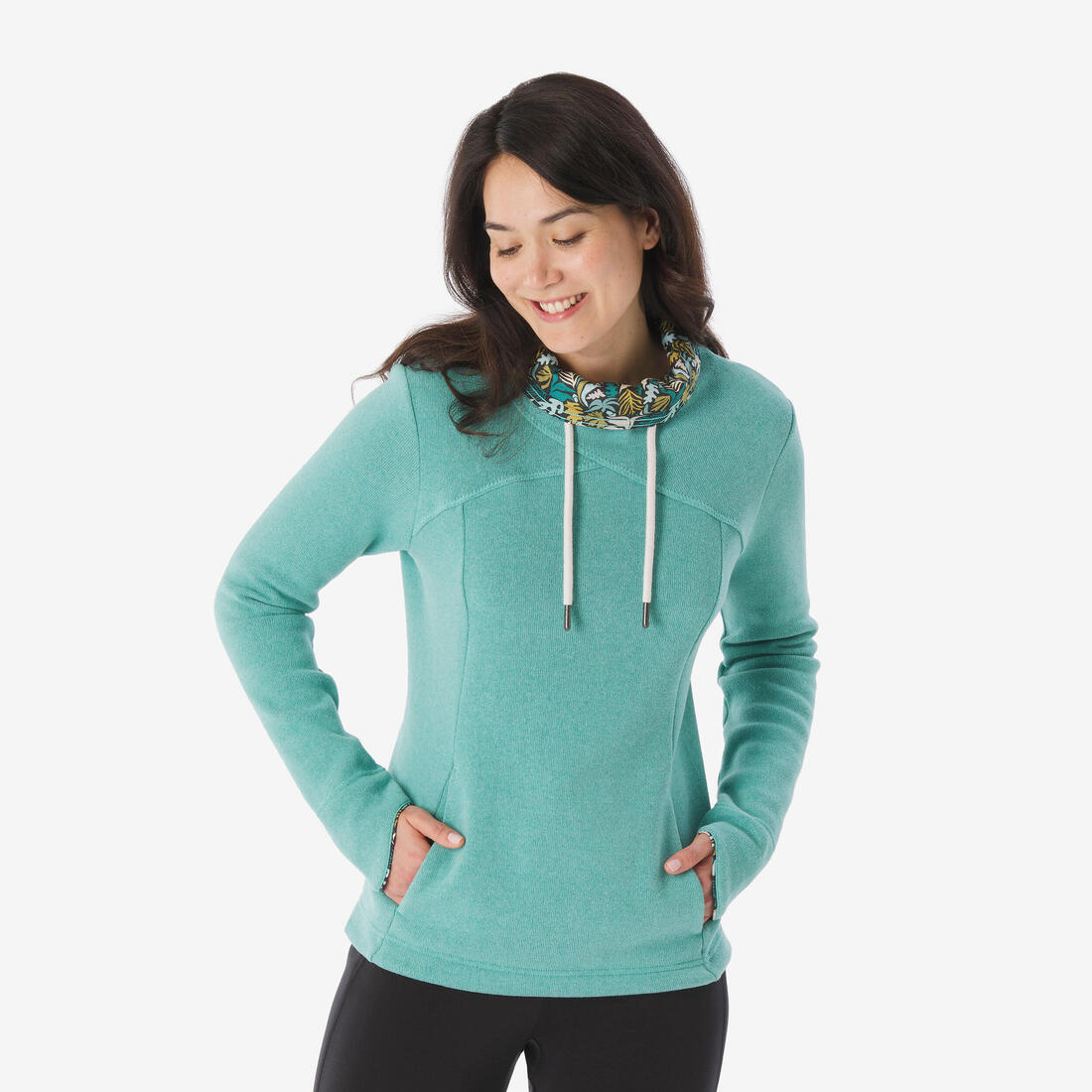 Sweatshirt de randonnée femme, NH100