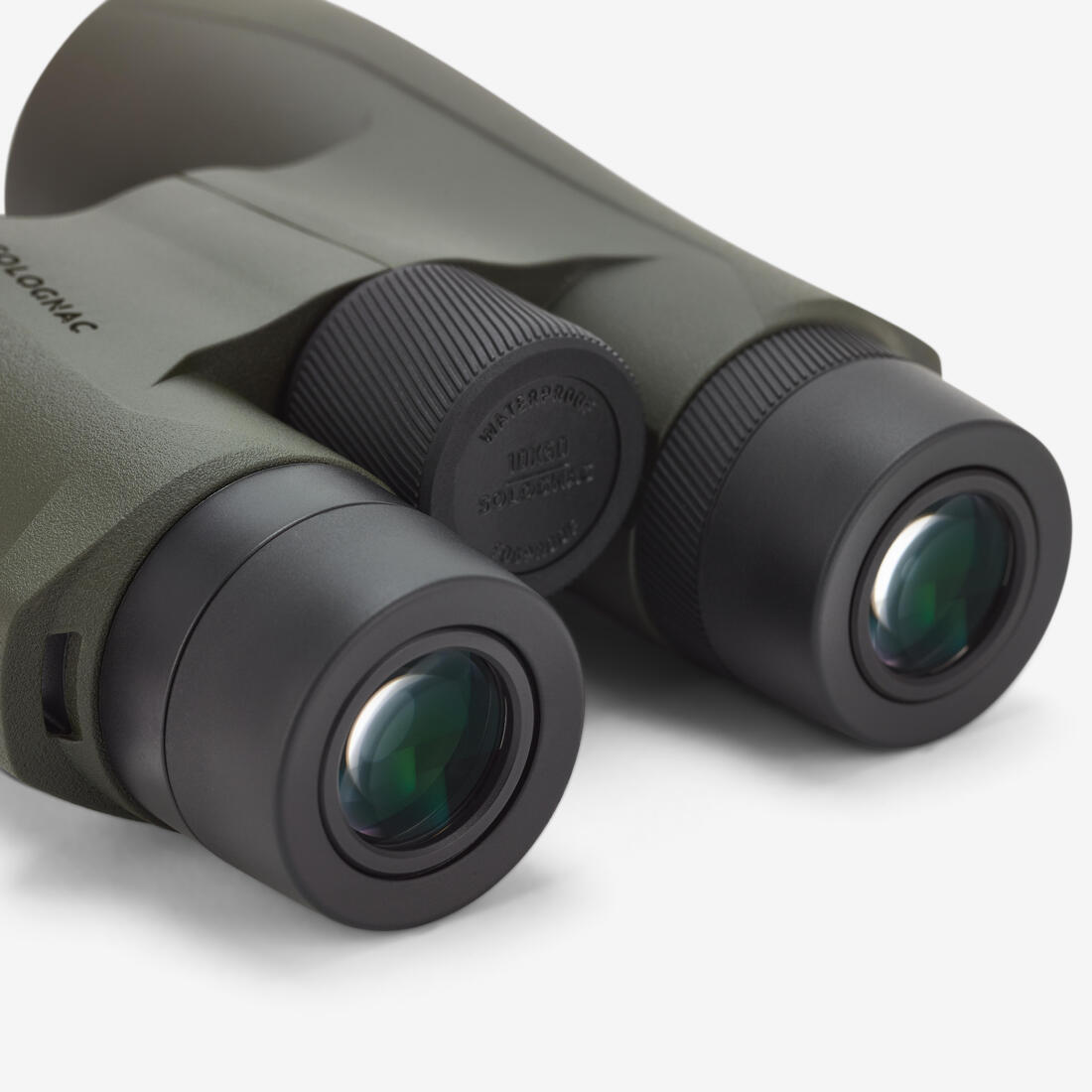 Jumelles chasse kaki étanches 500 10x50