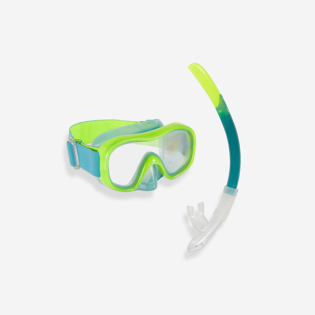 Kit plongée masque et tuba snorkeling 100 valve enfant