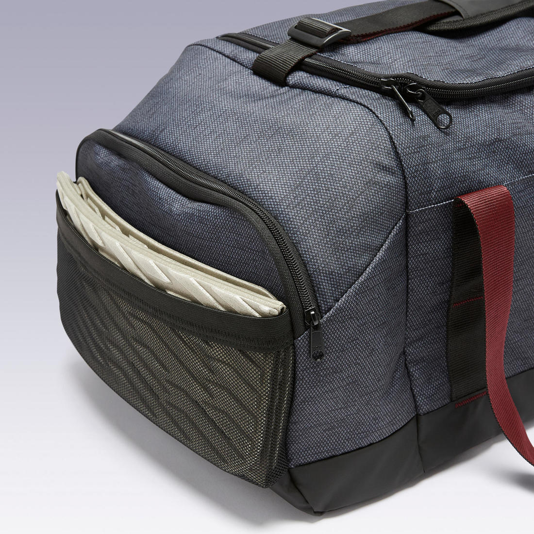 Sac sport 55L - ACADEMIC noir et gris