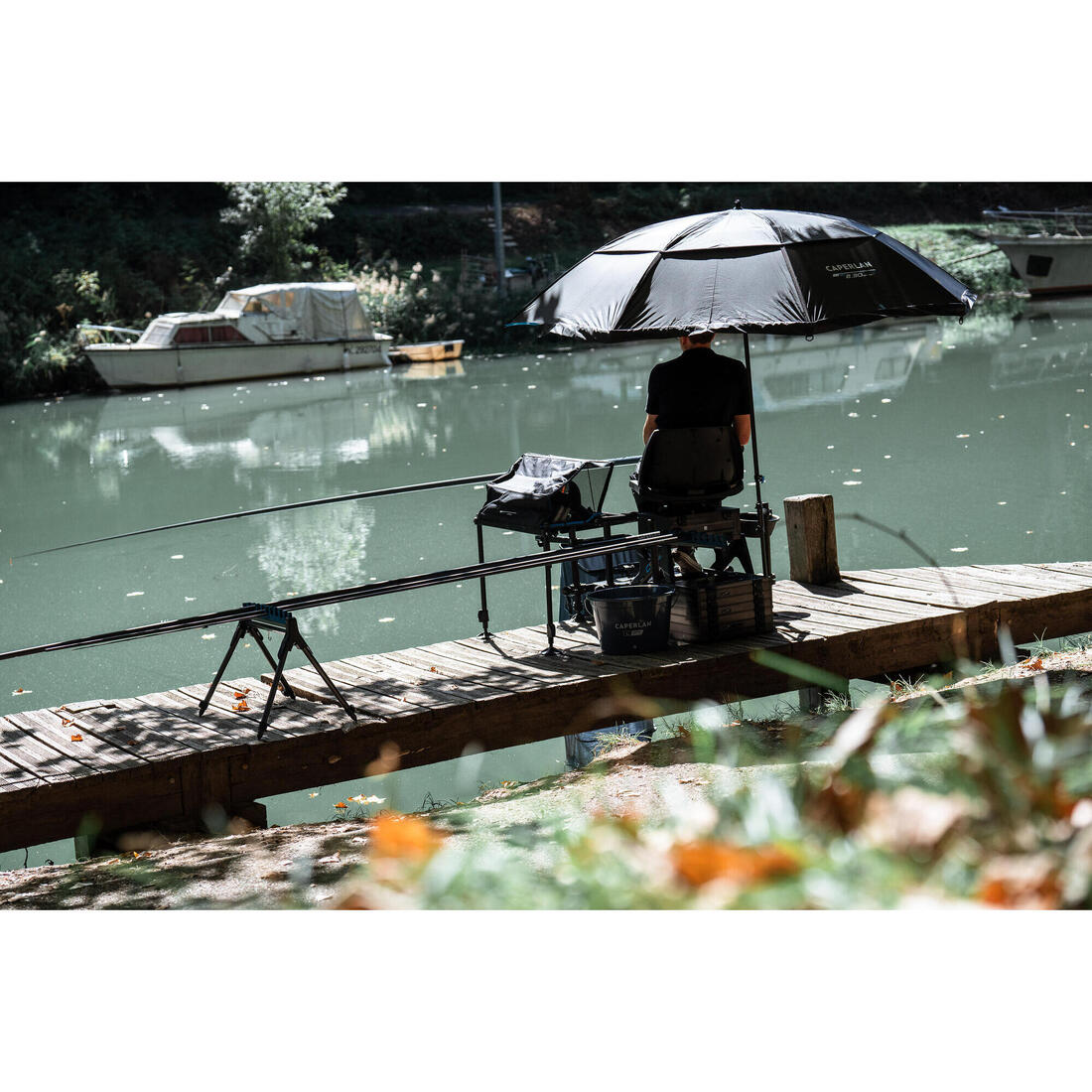 PARAPLUIE PARASOL DE 2,3M DE DIAMETRE POUR LA PRATIQUE DE LA PÊCHE U500 XL