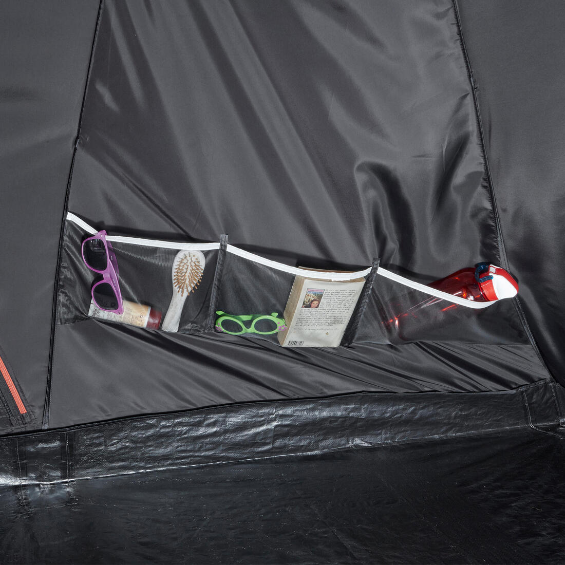 Tente de camping gonflable 5 places 2 chambres, Fresh & Black, Air Seconds 5.2