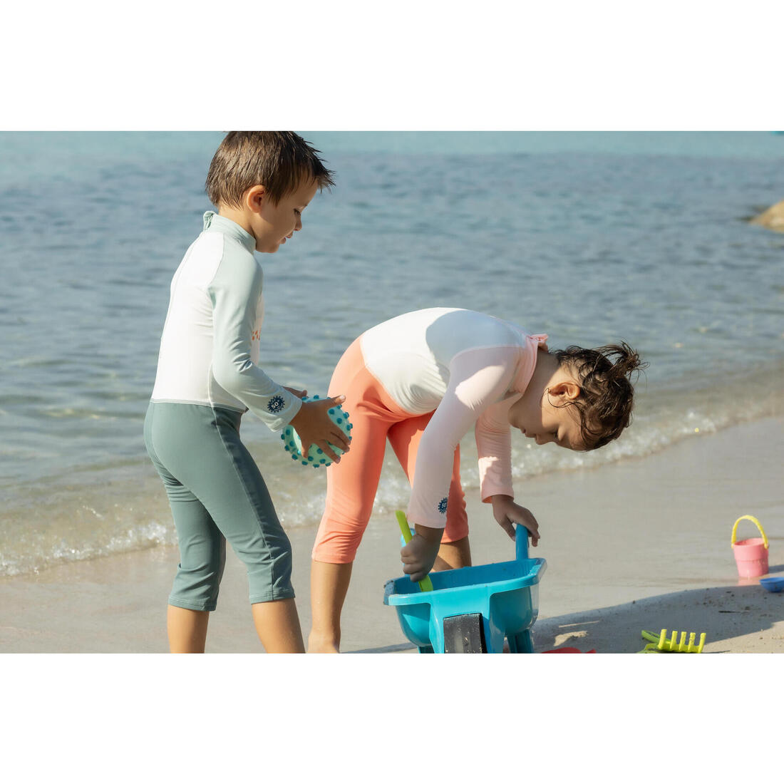 Combinaison de natation anti uv bébé / enfant manches longues imprimé