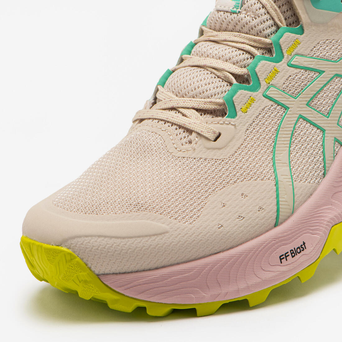 Chaussures de running trail femme, Asics trabuco terra 2, noir et