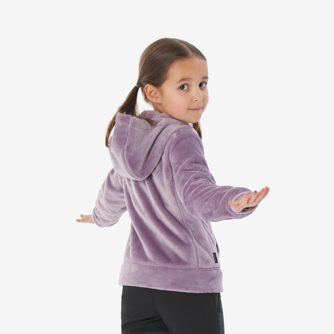Veste polaire chaude de randonnée enfant 2-6 ans, NH500 zip
