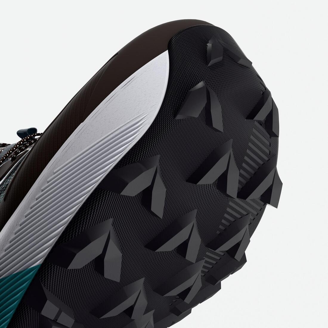 Chaussures de running trail femme, Kiprun kipsummit max gris et