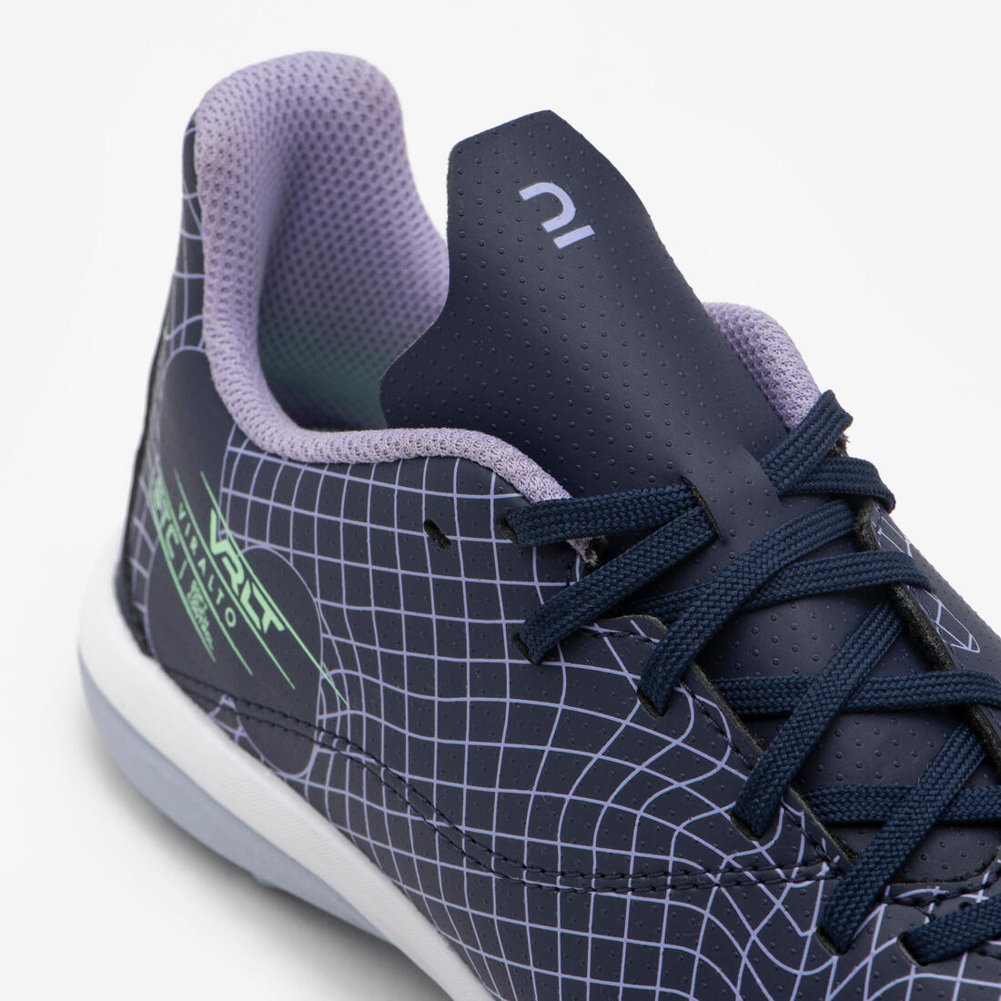 CHAUSSURES DE FOOTBALL ENFANT A LACETS VIRALTO I TURF TF NEBULA