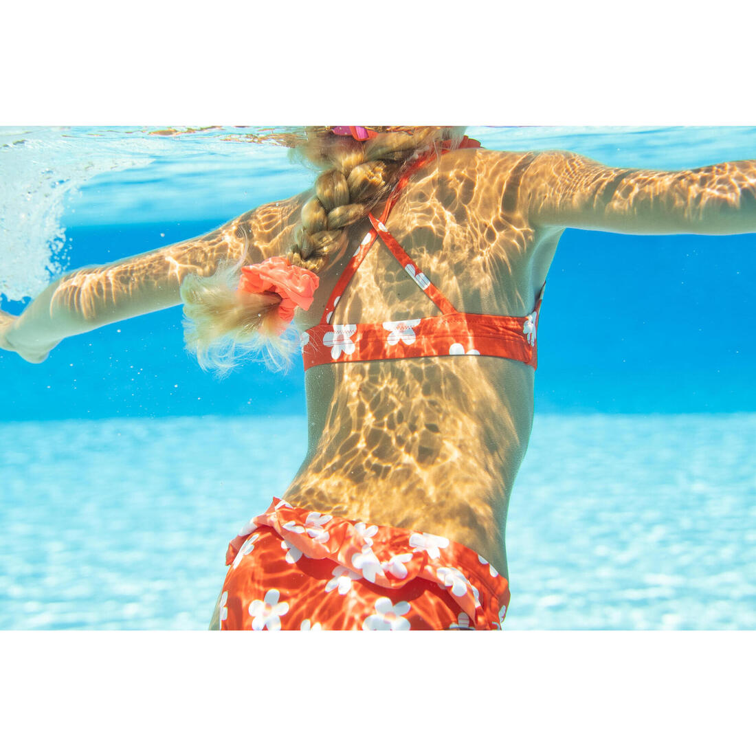 Bas de Maillot de Bain de Natation Lila Fille