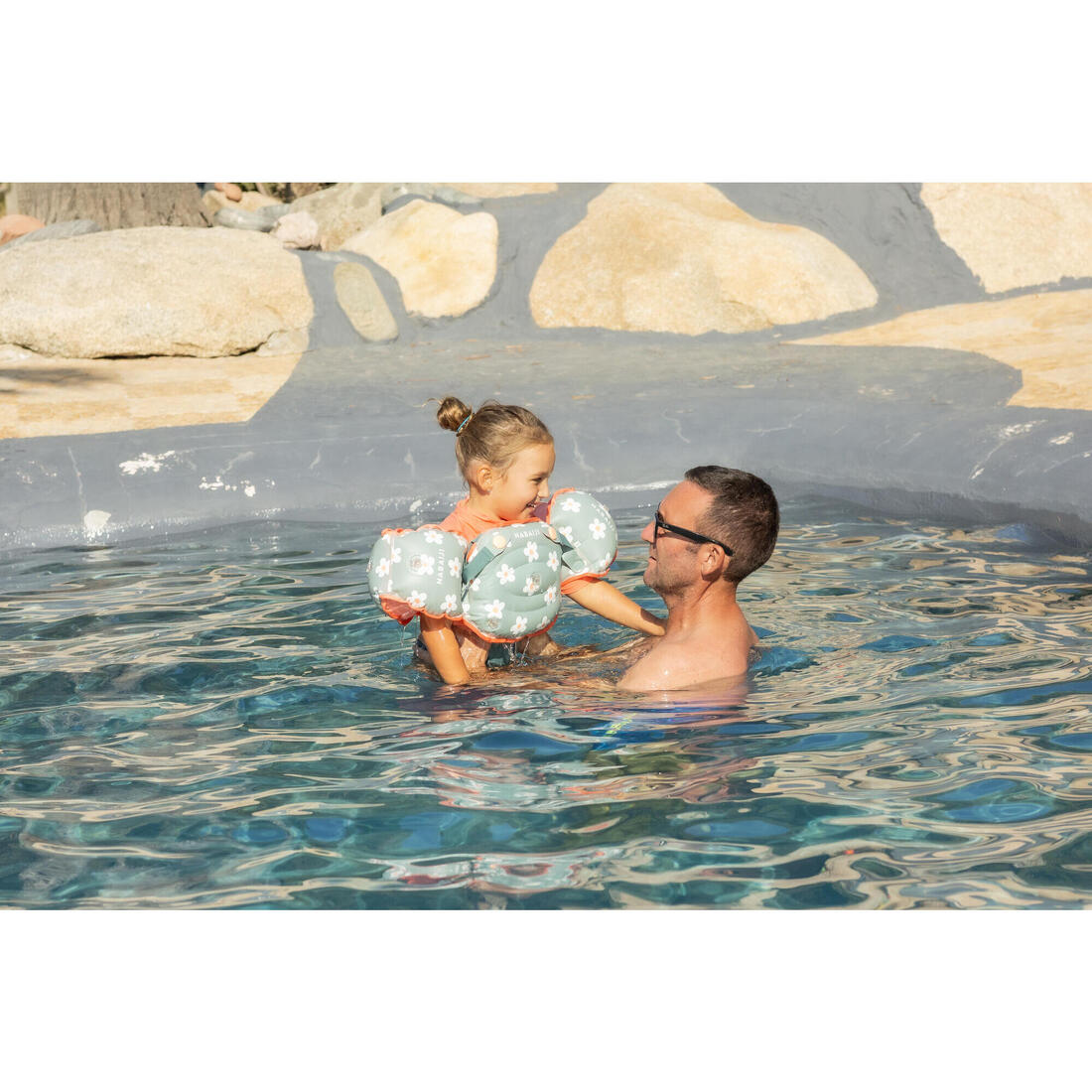 Brassards De Piscine Evolutif Enfant - Tiswim print savane
