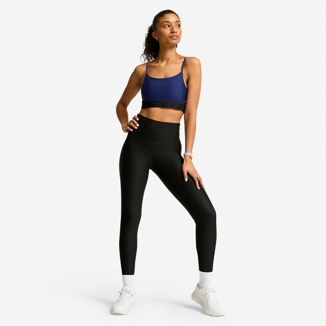 Brassière bretelles fines croisées maintien léger Femme