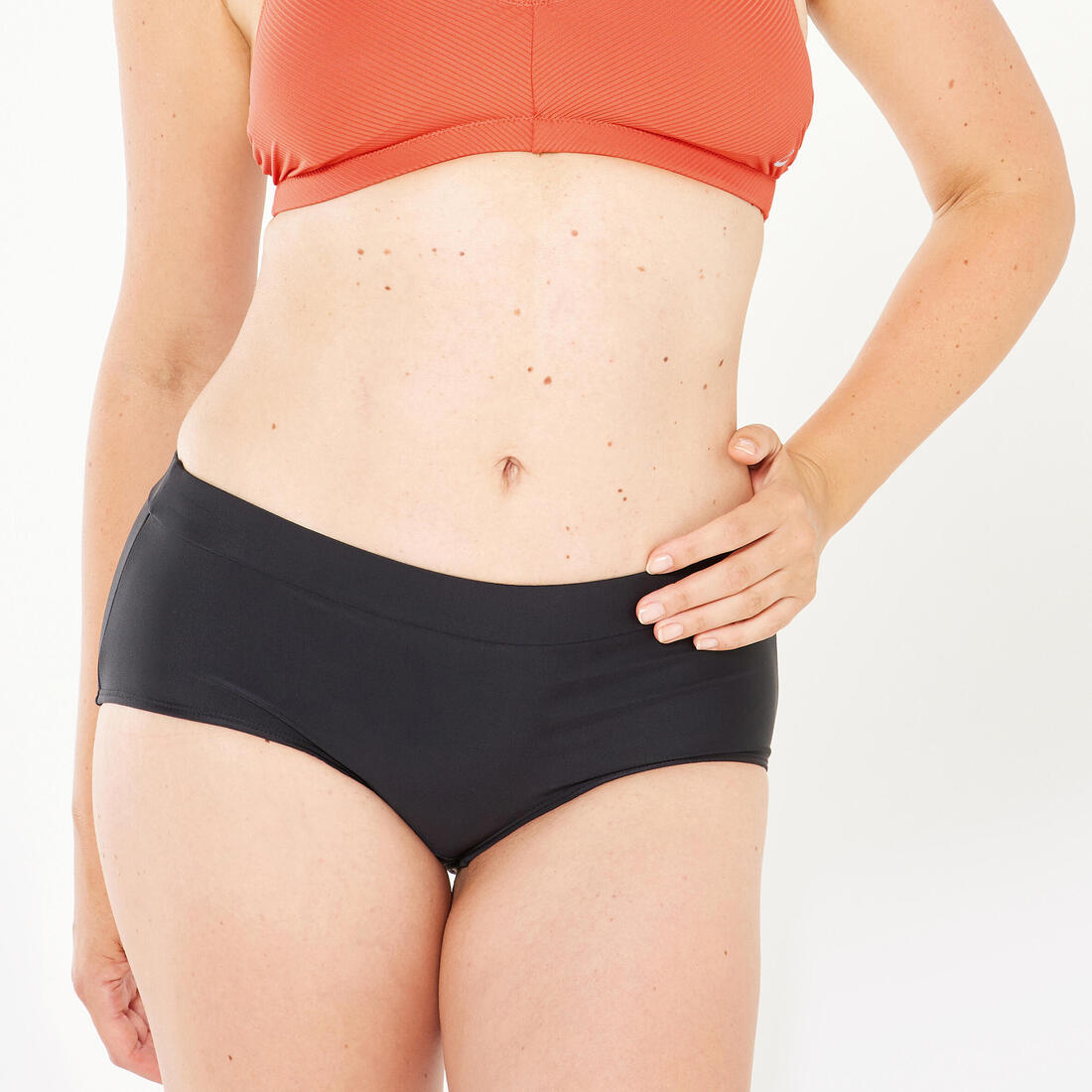 Bas de maillot de bain culotte shorty natation Femme - Lola noir