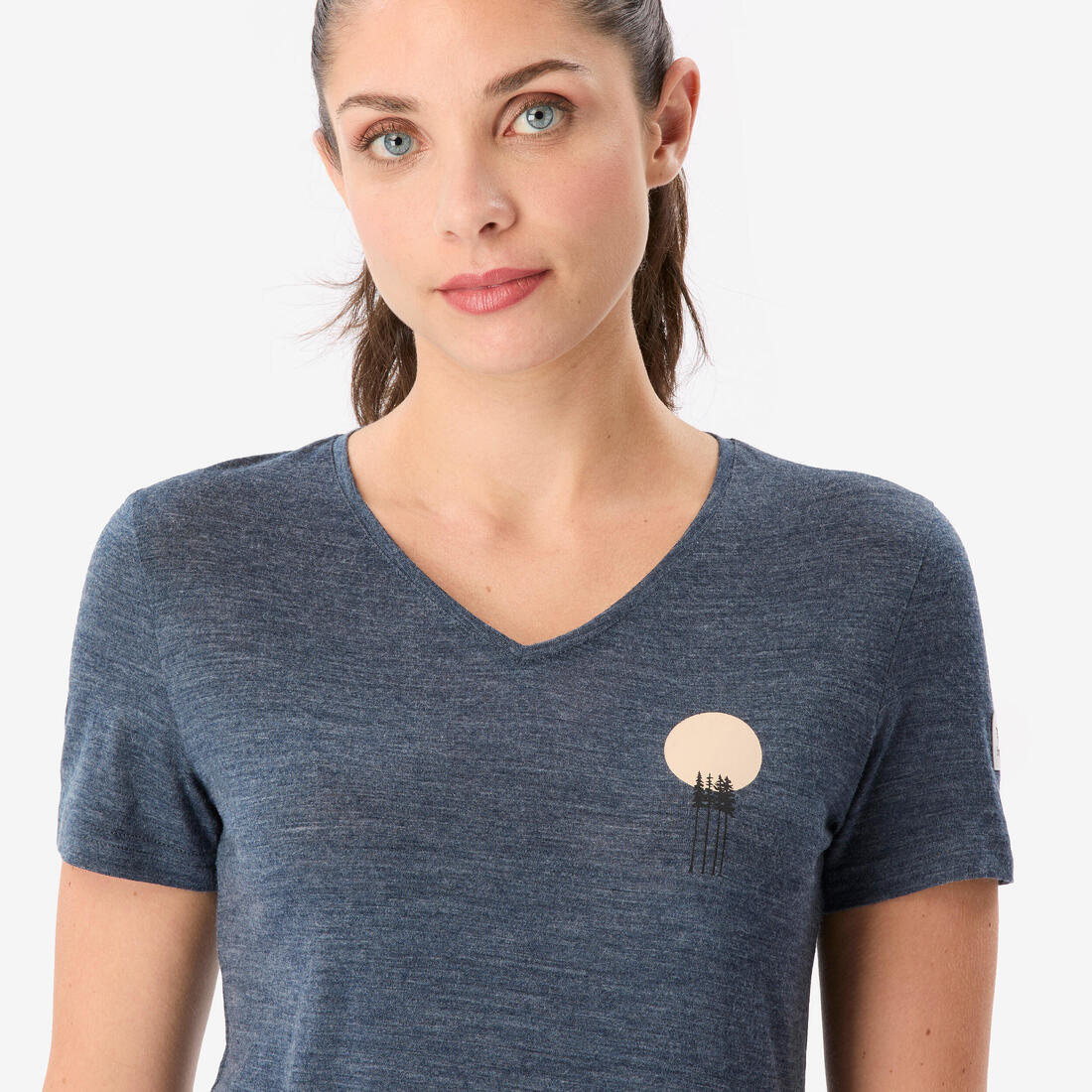 T-shirt manches courtes en laine mérinos femme, Merino Fresh